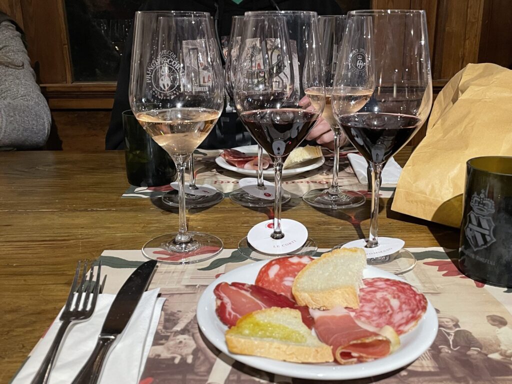 villa le corti winery tasting